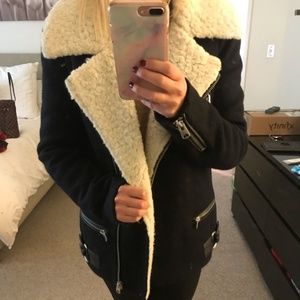TopShop Warm Shearling Jacket
